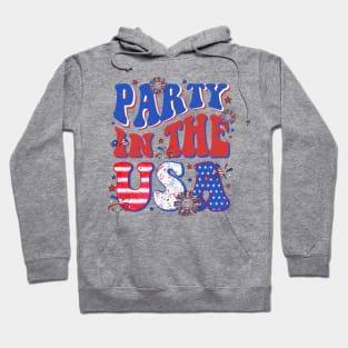 Party In The USA 4th Of July Independence Day USA Vintage Hoodie